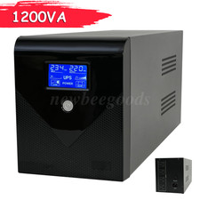 1200VA 720W Backup UPS Uninterruptible Power Supply 4 Outlet LCD Display Battery picture