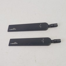 2 x CRADLEPOINT 170801-000 Cellular Antenna Charcoal 600MHz–6GHz, SMA 180mm picture