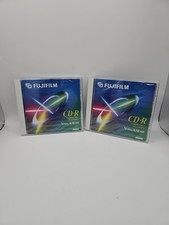 Two (2)  FUJIFILM - CD-R 650 MB ( 74 min ) (NEW & Sealed) Fuji Film Recordable picture