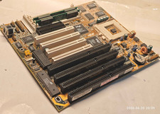 Socket 7 ASUS VX97 Rev 1.01 Motherboard ISA, PCI, CPU + 16 MB & Bonus picture