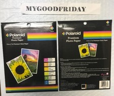 30 sheets Polaroid Premium photo paper 5x7” 48lb acid free, Gloss Paper $8.99 picture
