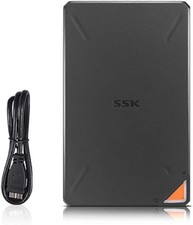 SSK SSM-F200 WiFi External Hard Drive 1TB Wireless Storage Device Black picture