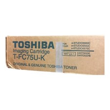 Genuine Toshiba T-FC75U-K Black Toner Cartridge picture