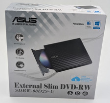 ASUS External Slim DVD-RW Drive SDRW-08D2S-U Open Box PC Windows 10 & MAC picture