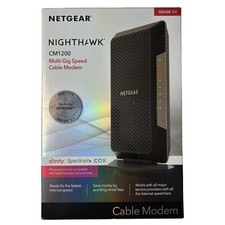 NETGEAR Nighthawk CM1200 Multi-Gig Speed Cable Modem DOCSIS 3.1 4-Port Link picture