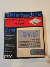 Vintage Pilot TELEFADEX Discontinued Telephone Phone Directory TF-8500 *RARE picture