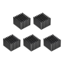 Electronic Radiators Heatsink for MOS GPU IC Chip Black 28 x 28 x 20 mm 5pcs picture