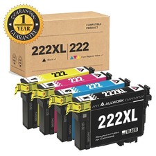 4Pack T222XL Ink Compatible for Epson 222XL Ink Cartridge for WF-2960 XP-5200 picture
