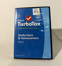 Intuit TurboTax Deductions & Homeowners Deluxe CD Win/Mac English Retail 1 picture
