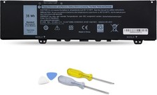 F62G0 Battery Replacement for Dell Inspiron 13 7000 7373 7386 2-In-1 7370 7380 5 picture