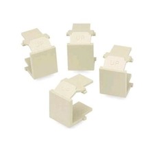 Leviton 41084-BAB QuickPort Snap-In Blank - Almond (Package of 10) picture