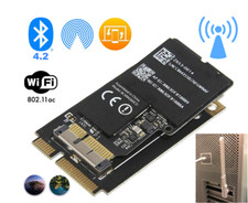 Mac Pro 4,1 5,1 Genuine Apple WiFi Upgrade Kit 802.11ac Bluetooth 4.2 w/ Antenna picture