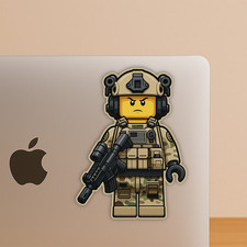 Tactical Operator Sticker - Funny Veteran-SWAT Team Decal for Laptops & Tumblers picture