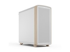 Fractal Design Summit Chalk White Solid Light Oak PC Gaming Case - Three picture