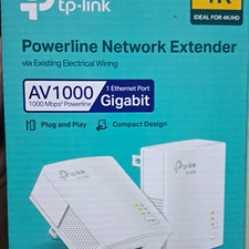TP-Link TL-PA7017 KIT AV1000 Gigabit Powerline 2-Pack Plug & Play AES picture