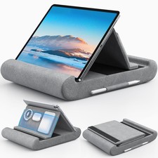 CreaDream Tablet Pillow Stand, Foldable Holder for Lap, Bed Grey picture
