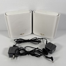 ASUS ZenWiFi XT8 AX6600 Tri-Band Mesh WiFi 6 Router System 2-Pack White picture