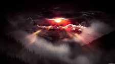 Landscape  art fantasy sun clouds sky nature Custom Gaming Mat Desk picture