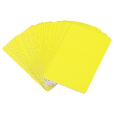 30 Pcs Blank PVC Cards Inkjet Plastic ID Card CR80 30 MIL Glossy Yellow picture