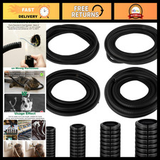 120FT Split Wire Loom - 4pc Flame Retardant Cable Sleeve for Wire Management picture