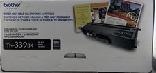 BROTHER GENUINE TN-339BK SUPER HIGH YIELD COLOR TONER CARTRIDGE GENUINE BLACK picture