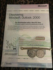 New Discovering Microsoft Outlook 2000 PC Software w/ Product Key Sealed picture