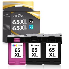 65 XL Ink Cartridge For HP 65XL ENVY 5010 5055 5058 Deskjet 2600 2652 3755 LOT picture