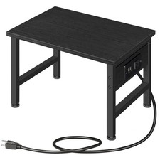 Printer Stand for Desk, Desktop Printer Stand with Charging Station, Small Pr... picture