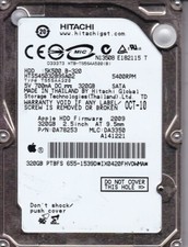 Hitachi HTS545032B9SA02 pn: 0A78253 mlc: DA3350 320GB SATA 2.5 HDD 7911 picture