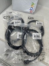 Lot of FIVE (5)  C2G, 52107 USB 2.0 USB A to A Extension Cable M/F, 2m, 6.5' picture