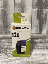 Office Max Black 20 Replacement Ink Cartridge C6614 Brand New NIB picture
