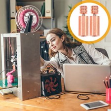 Copper Alloy Bi-Metal Heatbreak for 3D Printer Durable Rose Gold Throat picture