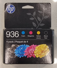 Genuine HP 936 6C3Z5LN CMYK Ink Set New in Sealed Box (JAN 2028) picture