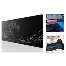 Large 31.5 x 15.7 Kanagawa Wave Gaming Mouse Pad - Non-Slip & Water-Resistant picture