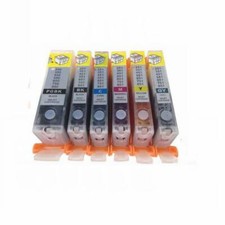 6 PK Canon Edible ink PGI-220 CLI-221 PIXMA iP3600 iP4700 MP640 +GRAY picture