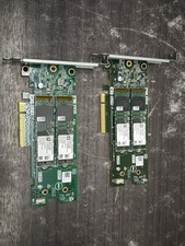 Lot Of 2 Dell PowerEdge BOSS Controller Card 0JV70F w 240GB m.2 SATA SSDs - A729 picture