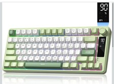 Womier DK75 75% Wireless Gaming Keyboard, RGB Backlit Creamy Keyboard with Mu... picture