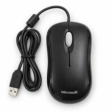 Microsoft Basic Optical Mouse v2.0 Wired USB 800 DPI Black - Model 1113 picture