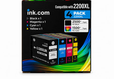 Ink .com 2200XL PGI-2200XL Compatible Ink Cartridges 4 Pack High Yield for Canon picture