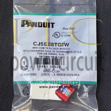 50PCS/BOX Share Panduit CAT5e Network Module CJ5E88TGIW  picture
