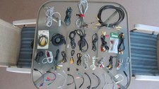 Lot of 40 Mixed Electronic Audio Video Cables picture