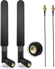 Tri Band Wifi 6E Antenna RP-SMA Male + U.FL MHF4 Cable for M.2 NGFF PC Card picture