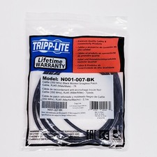 Tripp Lite N001-007-BK Cat5e / Ethernet 350MHz Patch Cable (RJ45 M/M) 7ft picture
