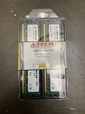 A-Tech 2GB 2 x 1GB PC2-6400 Desktop DDR2 800 MHz DIMm NEW/SEALED picture