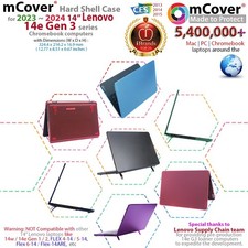 NEW mCover® Hard Case for 2023 2024 14-inch Lenovo 14e Chromebook Gen 3 Laptop picture