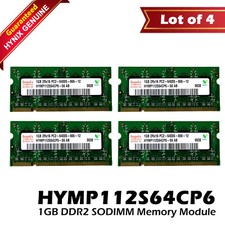 Lot 4 Hynix HYMP112S64CP6-S6-AB 1GB DDR2-800MHz PC2-6400 SoDimm Dual Rank RAM picture