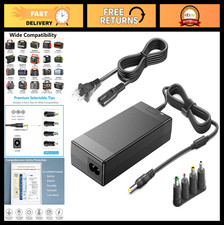 15V 60W AC Adapter Charger for Portable Power Stations, Fits 50W-300W Models picture
