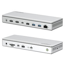 Thunderbolt 4 Dock - 40 Gbps - Dual Monitors - SD/TF - USB A/C - 2.5g RJ45 picture