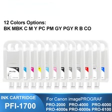 PFI-1700 Refillable Ink Cartridge With Chip For Canon PRO-2000 PRO-2100 Printer picture