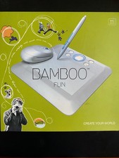 New Wacom Bamboo Fun CTE-450S Drawing Tablet Pen & Mouse Windows Mac USB picture